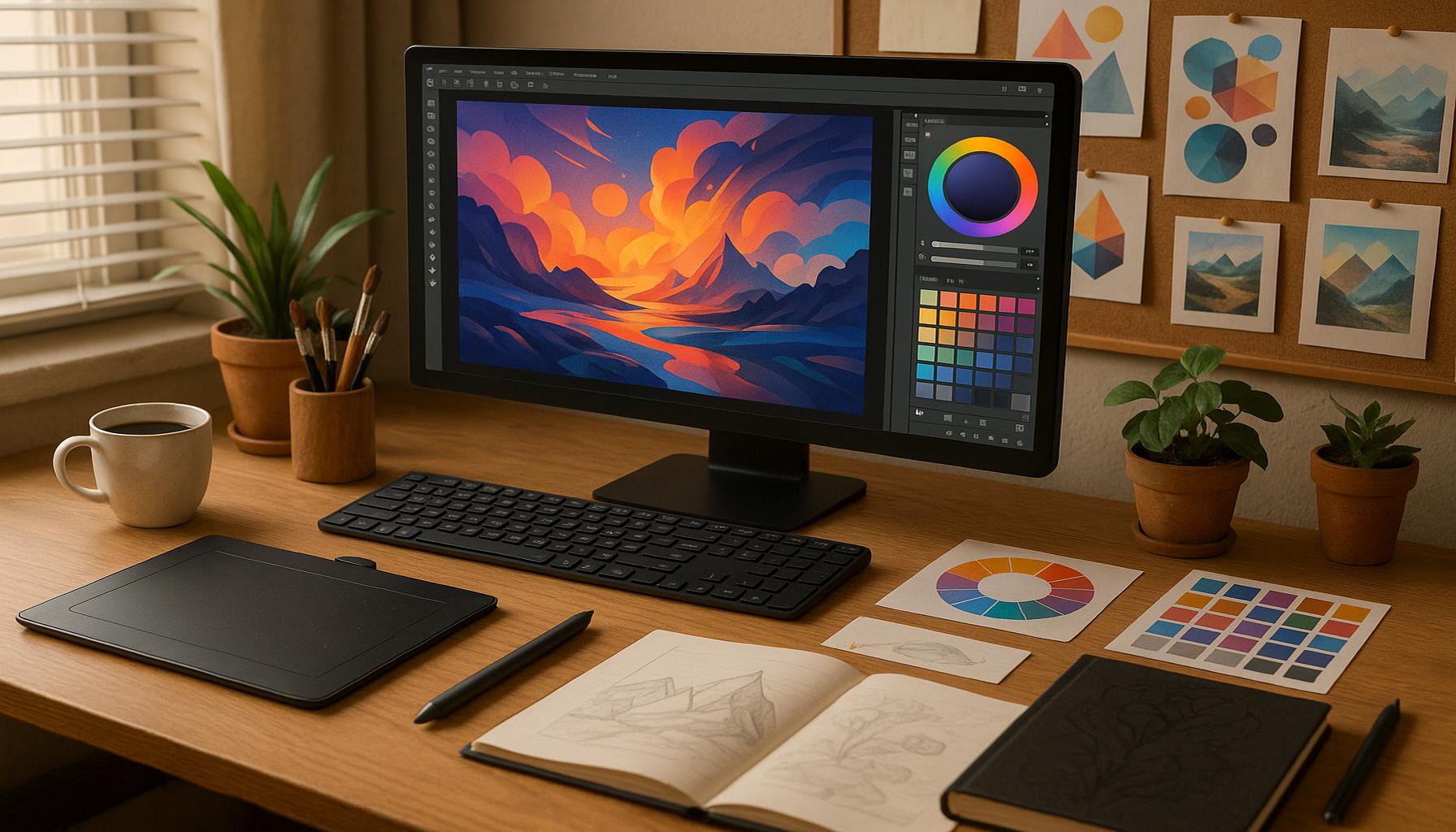 Crafting Digital: Exploring Art and Design Projects with Online Tools