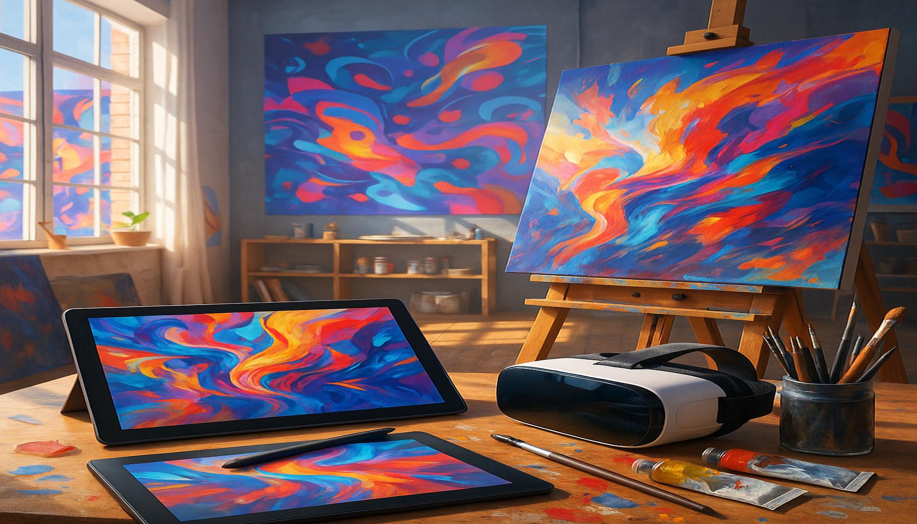 Exploring Artistic Trends: How New Technologies Are Changing the Way Art Is Created and Shared