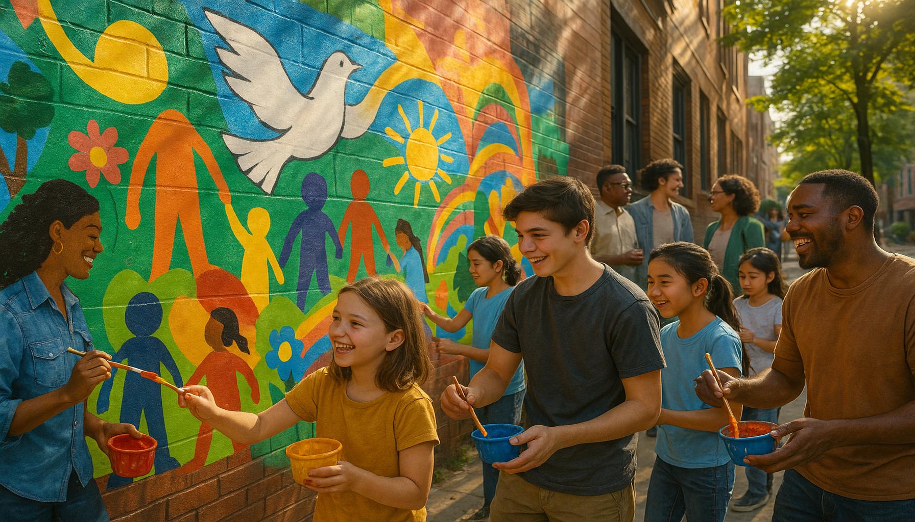 Exploring the impact of community art on social cohesion and emotional well-being