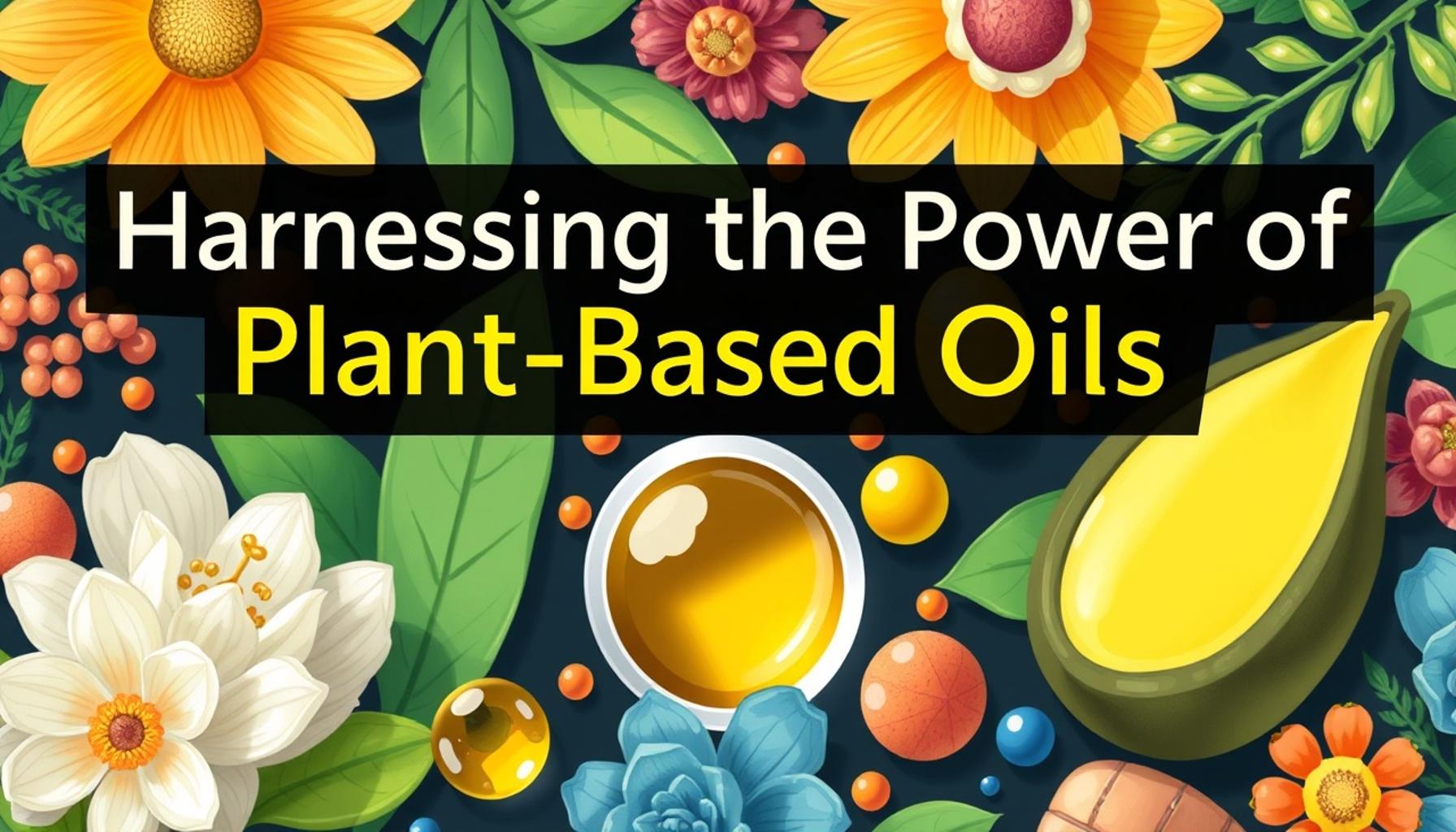 Harnessing the Power of Plant-Based Oils: A Guide to Natural Ingredients for Moisturizing and Healing