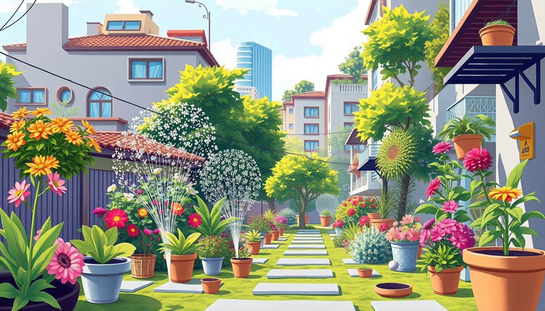 Irrigation Techniques for Small Space Gardens: Creative Solutions for Urban Environments