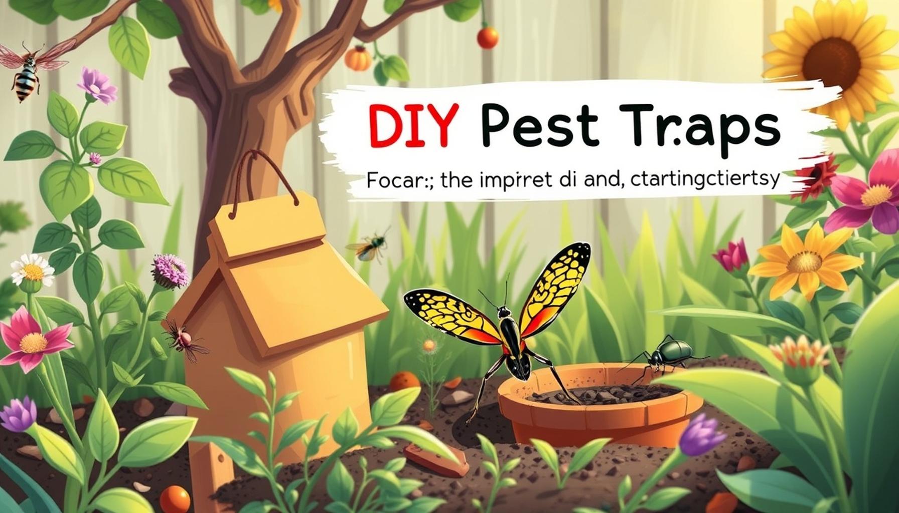 DIY Pest Traps: Simple Solutions for Beginner Gardeners